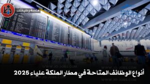 أنواع الوظائف المتاحة في مطار الملكة علياء 2025