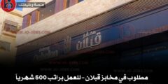 مطلوب في مخابز قبلان – للعمل براتب 500 شهرياً