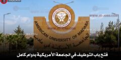 فتح باب التوظيف في الجامعة الأمريكية بدوام كامل